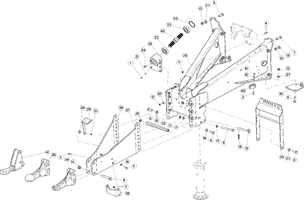 001 Závěsné zařízení, rám
