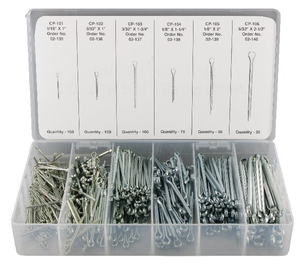 Assortiment de goupille fendues — réf. FGP011721