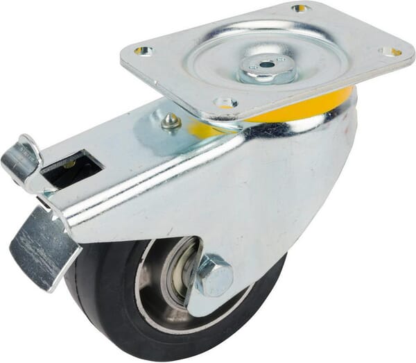 Roue pivotante avec frein — réf. 4687IEP125P63