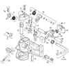 Náhradné diely pre ťažné zariadenie Rockinger, séria RO 873 D (staré nastavenie výšky)