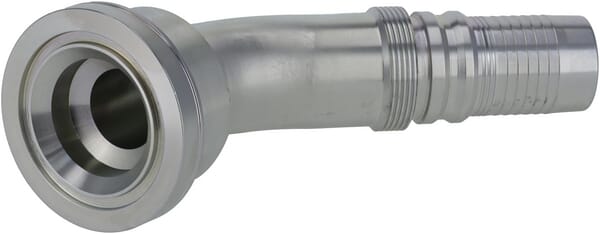 Raccord à sertir 4SH-DN40 avec flasque ø79,4 mm 45° · réf. SFSH403245G2