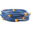 High-pressure hose blue complete 2x M18x1.5 male thread (400 bar) with sliding balls