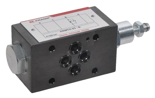Clapet antiretour étrangl. NG6 — réf. KRMTO03B