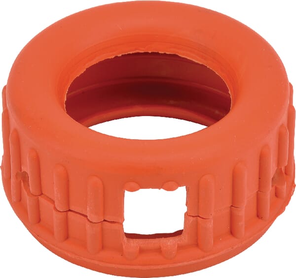 Pryž.krytka pro manometr červ.