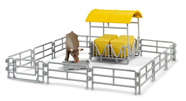 Accessoire : Râtelier à foin avec barrière et auge · réf. U62612