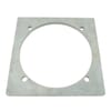 Steel 4 bolt square flange for PVC collarbush