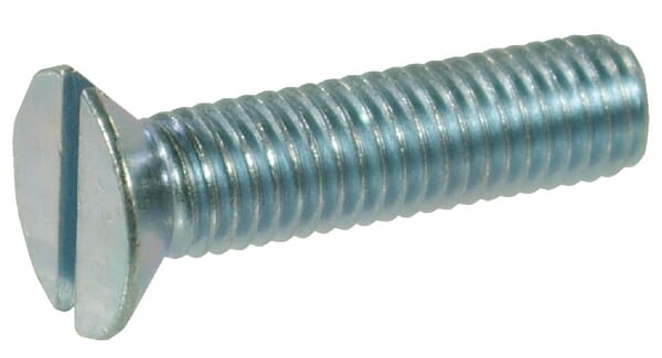 Vis à métaux tête fraisée fendue M3x60 galv. — réf. 963360P100