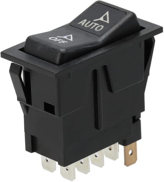 Interrupteur à bascule, I-0-(II), on-on-mom, 12 V, 8 broches, options de système de direction — réf. SW10047KR