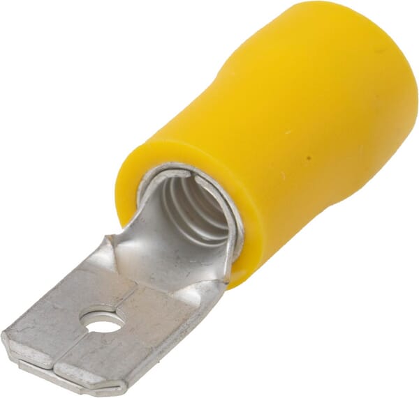 Cosse mâle, jaune, 4-6 mm² 6,3 x 0,8 mm (50 x) — réf. LA9320CKR
