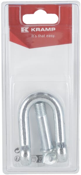 Manille en D Ø11mm x 44mm, 7/16" (1) — réf. KRDS11P01B