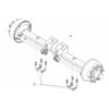Braking axle rigid GS11010-1 120x15x2207 FL4112