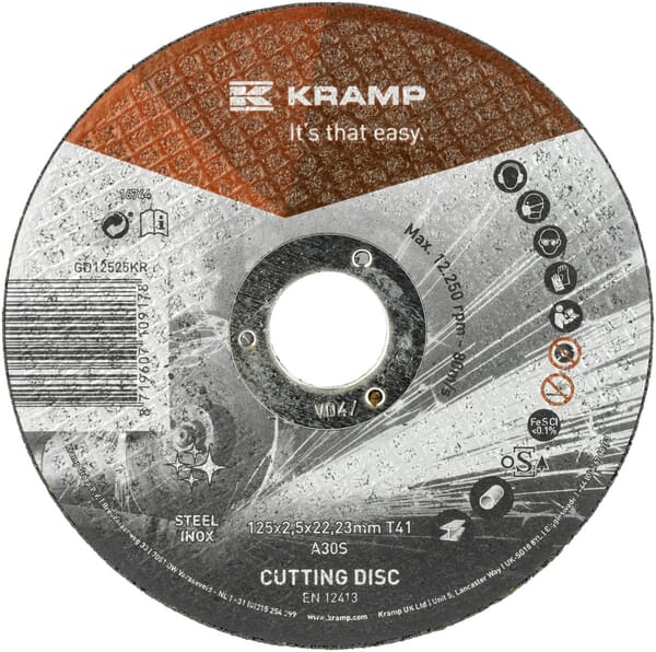 Disque à couper 125x2,5mm — réf. GD12525KR