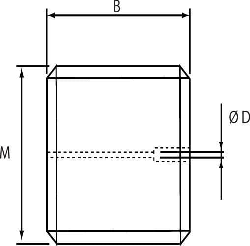 Vis de réglage M8 Ø 1.0 mm La vue 3
