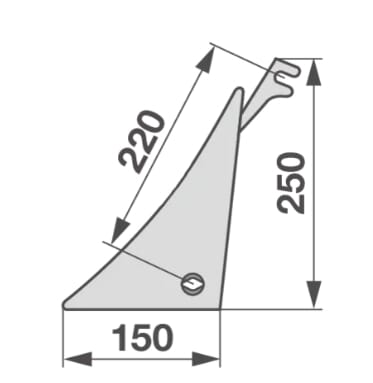 Pièce d’usure WS/WY350L V&N vue 2