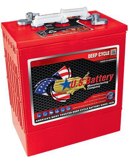Batterie de loisir 6V - 340Ah/C20, Deep Cycle Wet, U.S. Battery · réf. PB6335