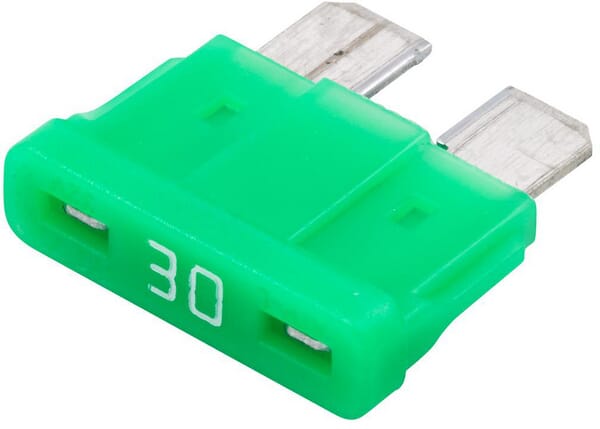 Fusible lame standard 12V 30A longueur 18,8mm vert pack 10x Hella · réf. 8JS711683132