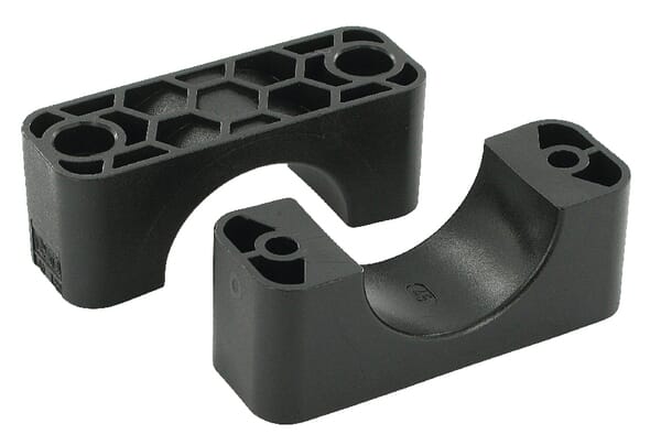 Demi-coq. noire lisse A6 45mm · réf. RS911645PAG