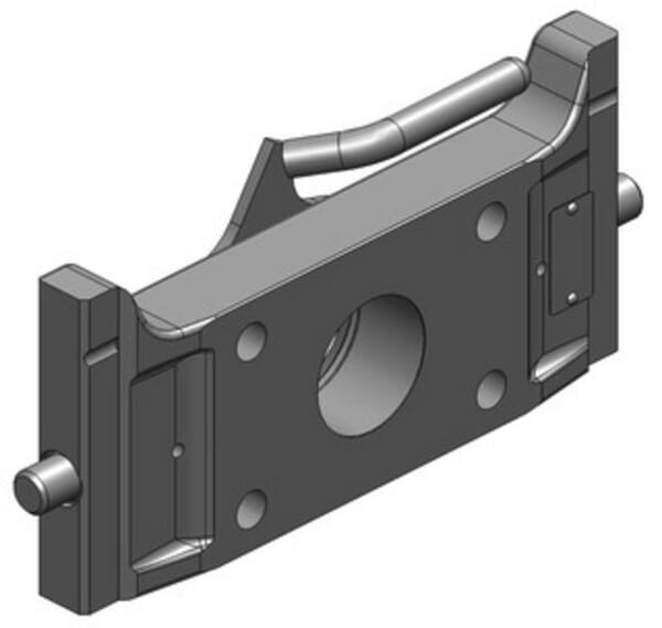 Plaque d'adaptation 314 mm vue 2