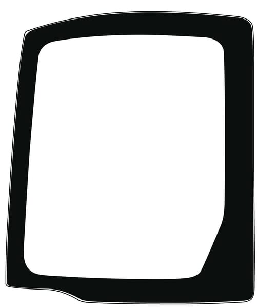 Vitre de porte sup. · réf. D10212