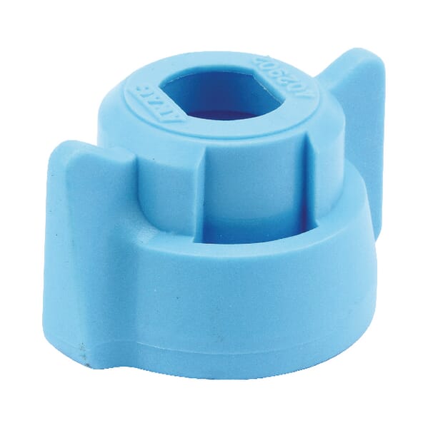 Ecrou de buse 10 mm bleu clair · réf. 40290211