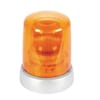 Flashing beacon Xenon, round, 12V, amber, housing: silver, bolt on, Ø 155mm x195.7mm, KLX 7000 F by Hella