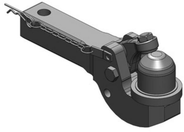 Pièce d'attelage K80 vue 2