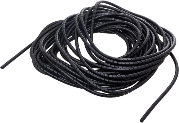 Spirale plastique noire 9-13 25m — réf. KBV10BP025KR
