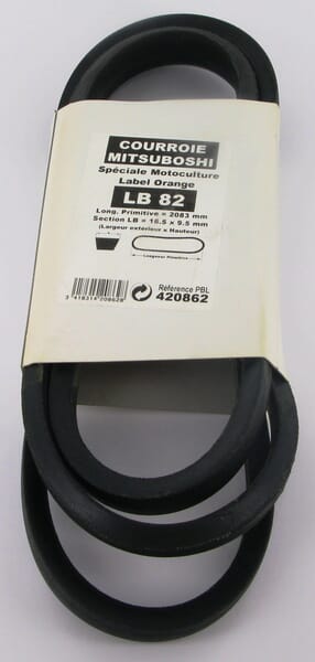 Courroie trapézoïdale Lb82 Mitsuboshi — réf. FGP420862