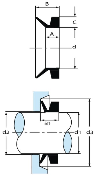 Cale étanchéité Ø 12mm 10 pcs vue 3