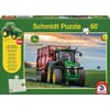 SH56043 puzzle, John Deere 8370R with original tractor from Siku