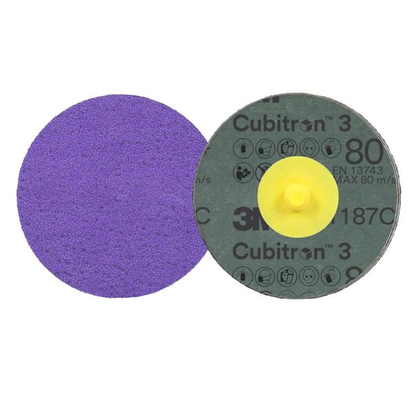 Disque en fibre Cubitron™ 3 Roloc™ 1187C 76 mm K80 — réf. 7100332088