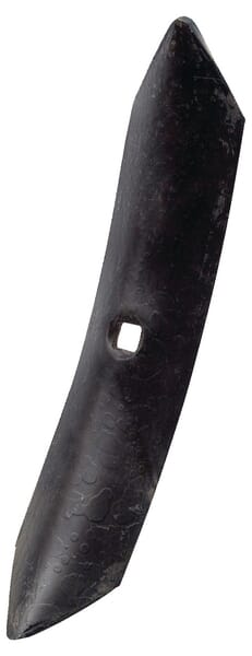 Pointe de cultivateur 230x40x6mm, réversible, courbée, 1 trou — réf. 512010145625