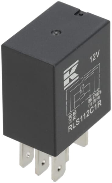 Micro relais 12V, 20A/35A, avec résistance — réf. RLS112C1R