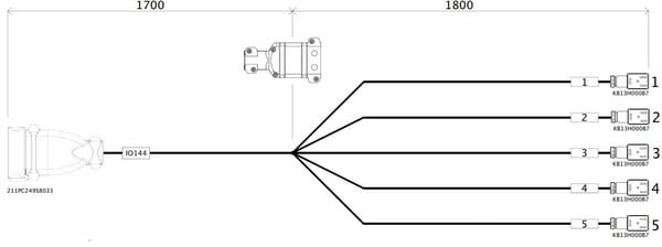 Câble 5W 2O IBX100 · réf. 4679000195