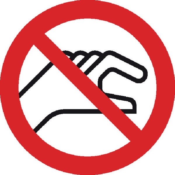 Příkazové a zákazové značky, Ochrana dýchání