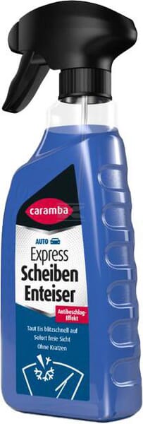 Caramba Auto Winter Set – 4-teiliges Autopflege-Set: Scheibenenteiser (500  ml), Anti Frost Scheibenreiniger (1 L), Gummipflege (75 ml) 