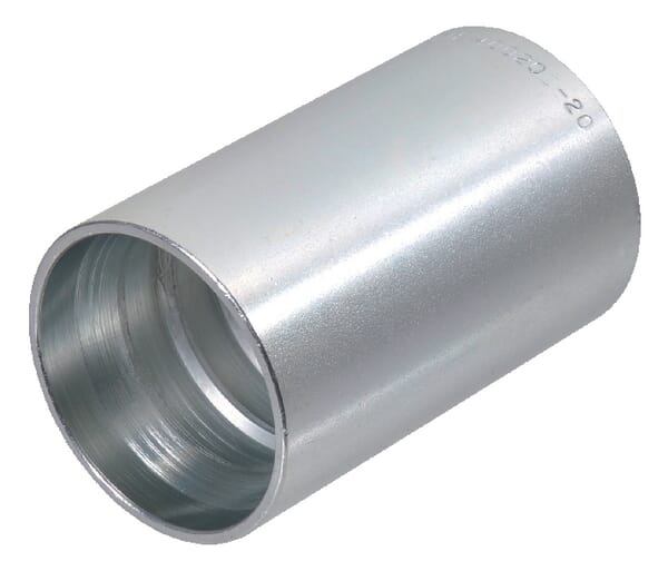 Jupe à sertir Ø55x88,1mm DN32 acier / galvanisé / blanc passivé Alfagomma vue 2