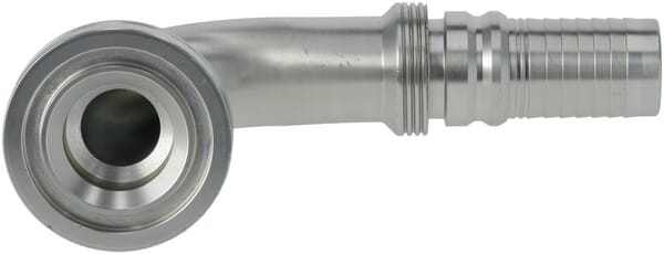 Raccord à sertir 4SH-DN25 avec flasque ø54,0 mm 90° · réf. SFSH252090G2