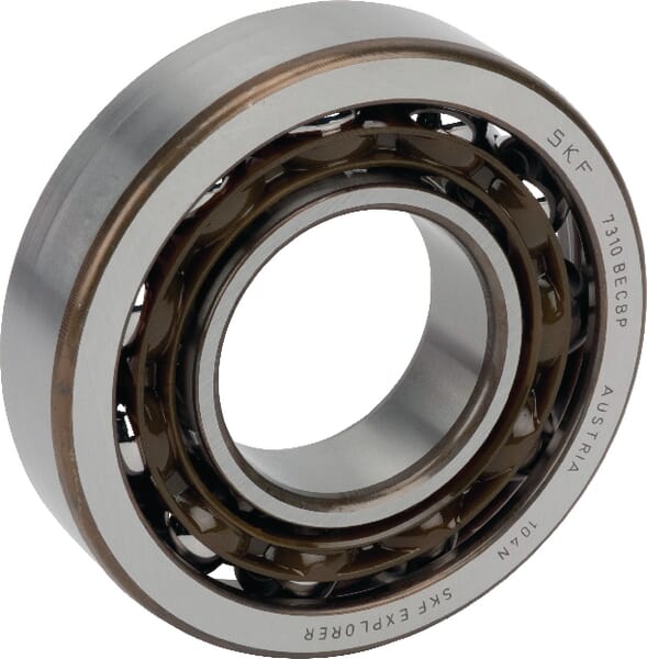 Roulement à billes à contact oblique 50x110x27mm SKF — réf. 75007310BECBP