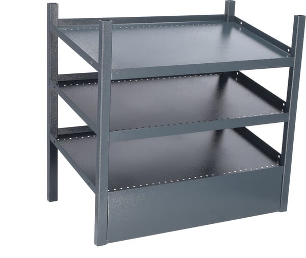 Spodní policový modul se 3 nakloněnými policemi