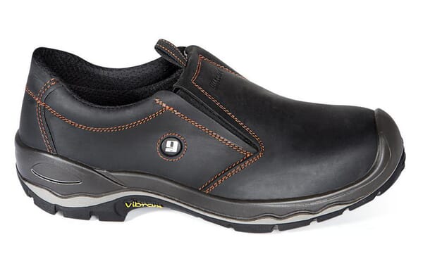 Робоче взуття чорне класу S1P, розмір 11, без застібок 72009, Grisport
