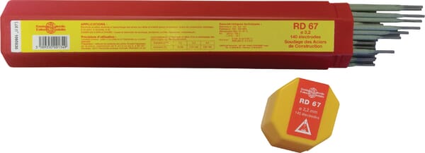 Électrodes RD67 DPL350 3,2 14 — réf. 650277CAS