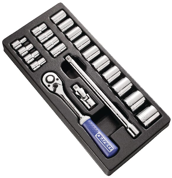 Module douilles 1/2" - 21 pcs — réf. E194677