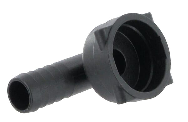 Raccord de tuyau 90° 20 mm avec connexion femelle T4 · réf. 1190420