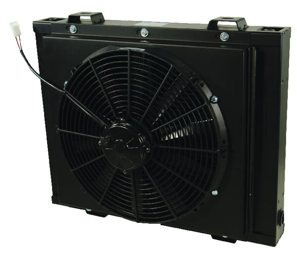 Radiateur + ventilateur 12 V Battioni Pagani — réf. 1502C12