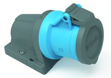 Prise murale CEE 32A triphasée 230V IP44 QC IQ 92x94 · réf. B0110646