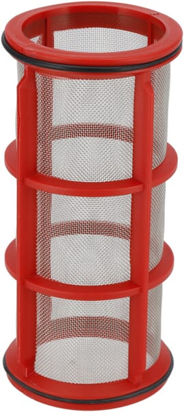Cartouche filtrante 32 mesh rouge avec joints toriques · réf. K00100037
