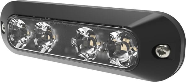 Clignotant 4 LED 12/24 V blanc · réf. ED3704C