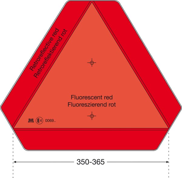 Panneau d'avertissement triangulaire en aluminium  vue 2