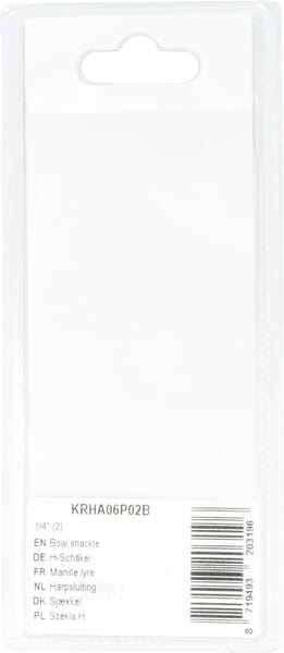 Manille lyre 1/4" (2) vue 2